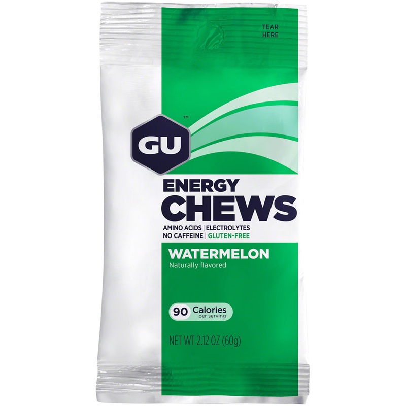 GU Energy Chews – Watermelon, Box of 12 Bags