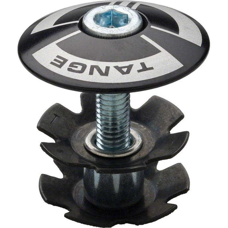 Tange-Seiki Aheadset Starnut, Bolt, and Nylon Cap for 1″ Steel or 1-1/8″ Aluminum Steerer