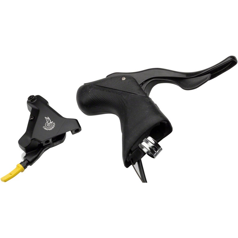 Campagnolo Record Ergopower Hydraulic Brake/Shift Lever Disc Caliper – Right/Rear 12-Speed 160mm Flat Mount Caliper BLK