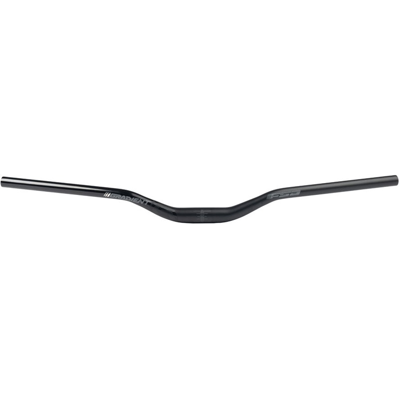 Full Speed Ahead Gradient Alloy Riser Handlebar – Aluminum 31.8mm Clamp 40mm Rise 800mm BLK