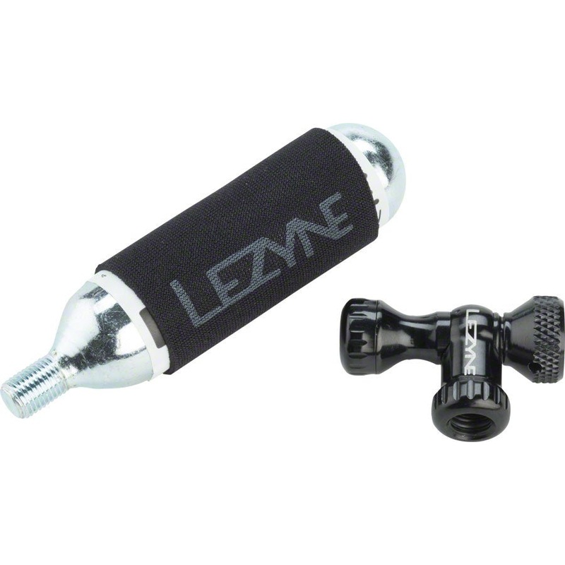 Lezyne Control Drive Co2 25 gram cartridge machined Slip Fit Chuck BLK