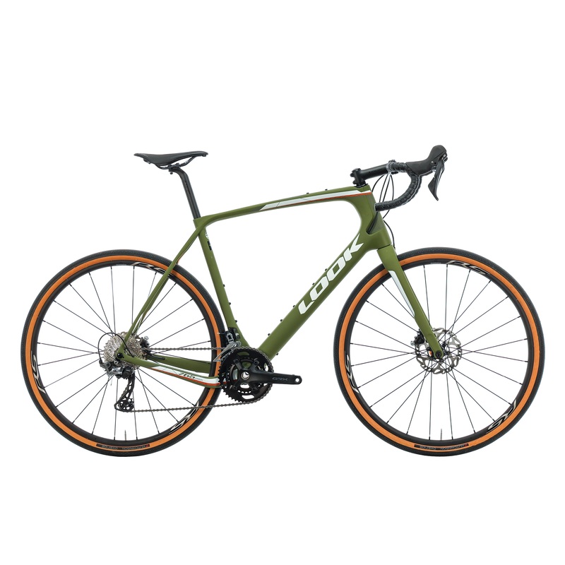 LOOK 765 Gravel Green Mat Gravel Bike – 2023, X-Large