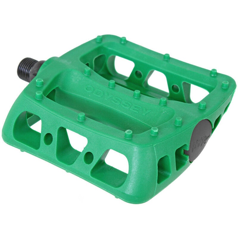 Odyssey Twisted PC BMX Platform Pedals – 9/16 – Matte Kelly Green