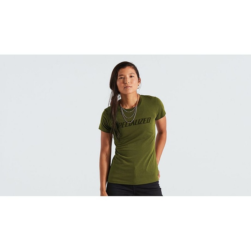 Specialized wordmark tee ss wmn olive green s