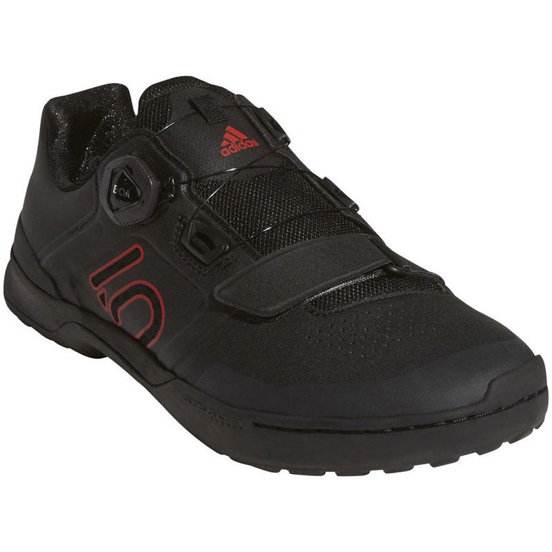 Five Ten Kestrel Pro BOA Mountain Clipless Mountain Clipless Shoes – Mens Core BLK / Red / Gray Six 7