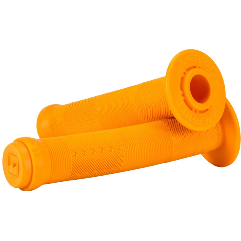 Merritt BMX Billy Perry Grips w/ Bar Ends – Flanged – Goldenrod Yellow