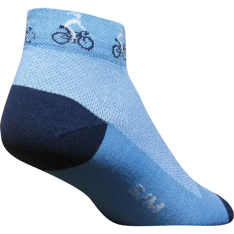 SockGuy Classic Ponytail Socks – 1 inch, Blue, Women’s, Small/Medium
