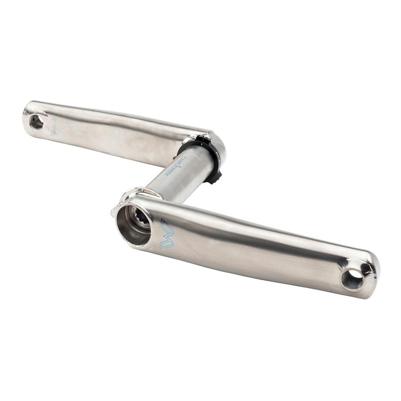 eeWings Mountain Titanium Crankset – 160mm Direct Mount 30mm Spindle Brushed Titanium
