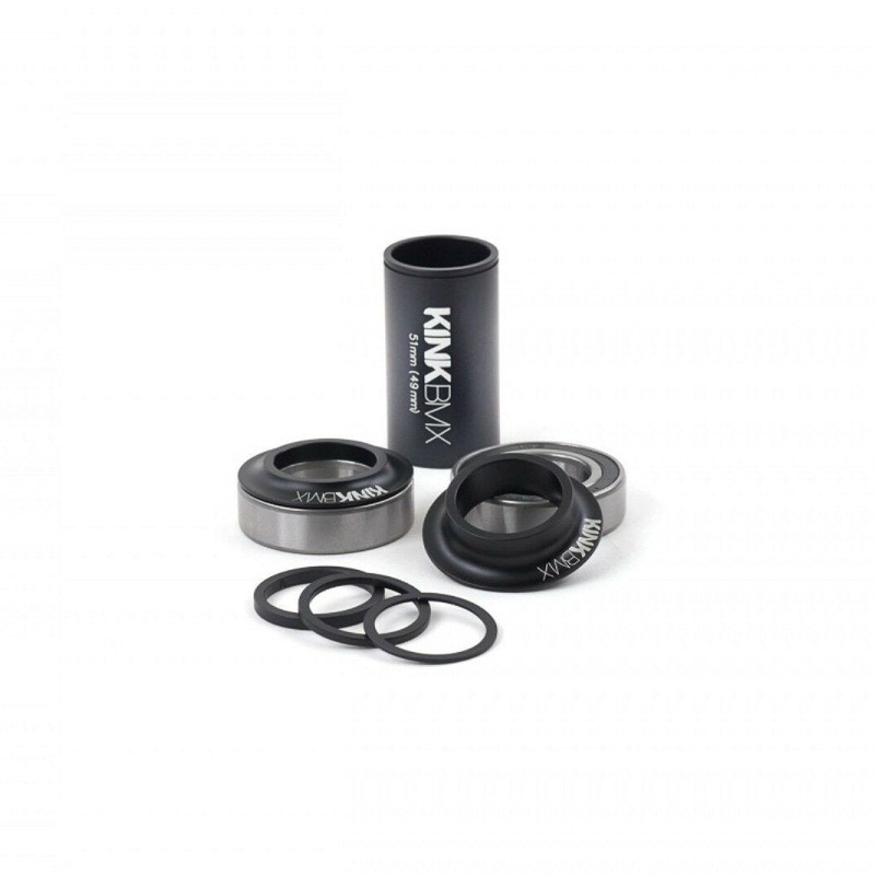 Kink 24mm Mid BMX Bottom Bracket Kit – Matte Black