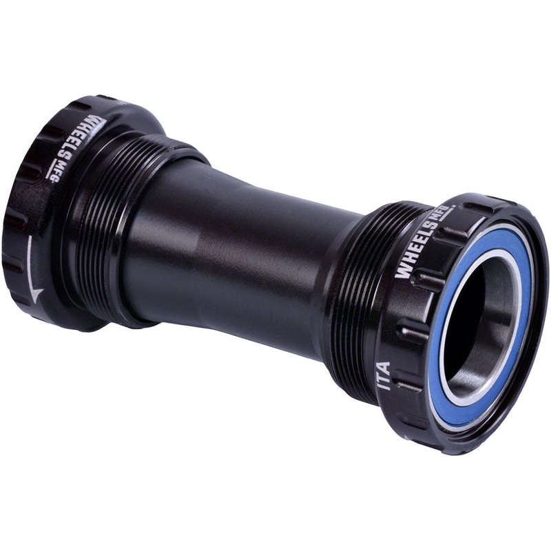 Wheels Manufacturing Italian Bottom Bracket – 24mm Spindle ABEC 3 Black