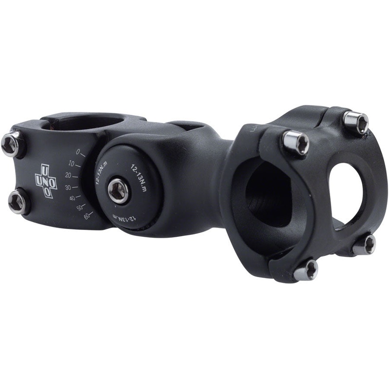 Kalloy 820 Stem – 95mm, 31.8 Clamp, Adjustable, 1 1/8″, Aluminum, Black