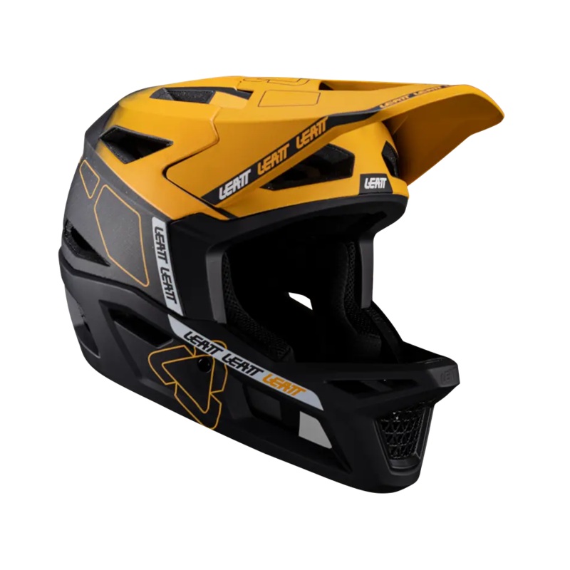Leatt MTB Gravity 6.0 Carbon Full Face Helmet – Gold – 2024
