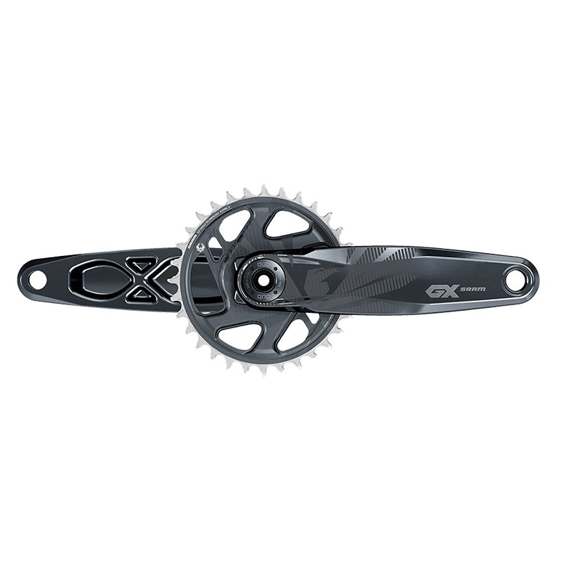 SRAM GX Eagle Boost Crankset – 170mm 12-Speed 32t Direct Mount DUB Spindle Interface Lunar 52mm Chainline