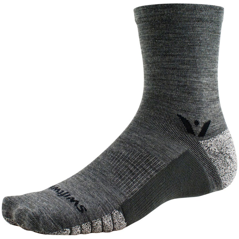 Swiftwick Flite XT Trail Five Socks – 5 inch, Heather, X-Large