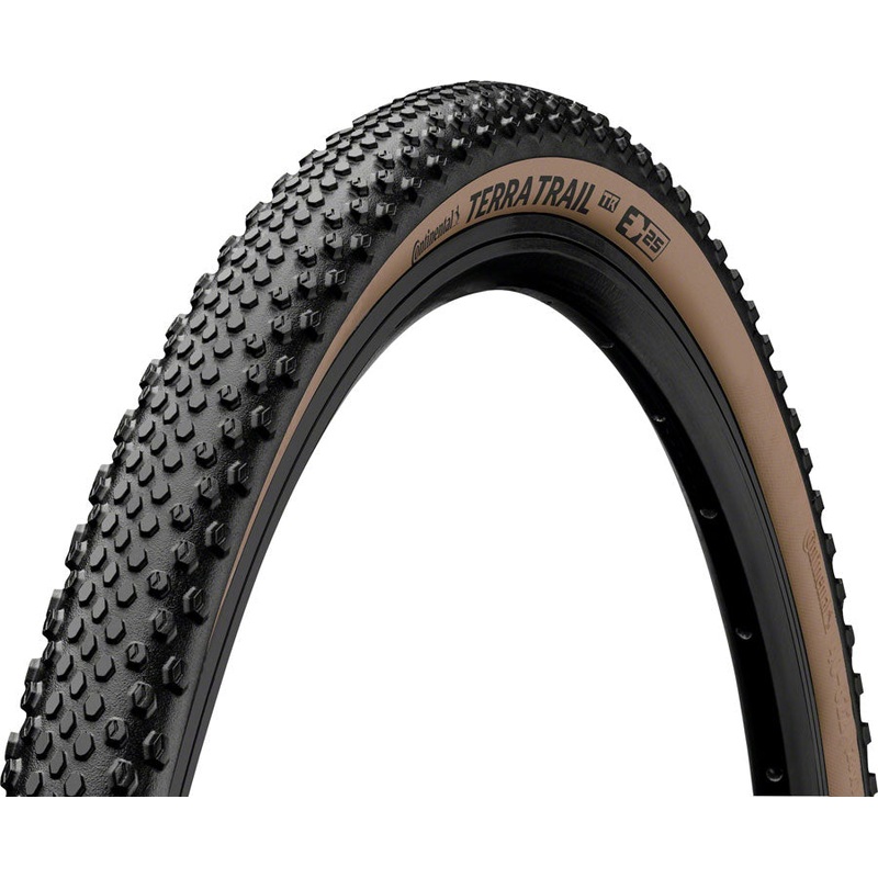 Terra Trail Tire – 700 x 45 Tubeless Folding BLK/Brown PureGrip ShieldWall System E25