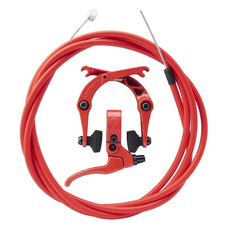 Odyssey Springfield U-Brake and Lever Kit – Fire Engine Red