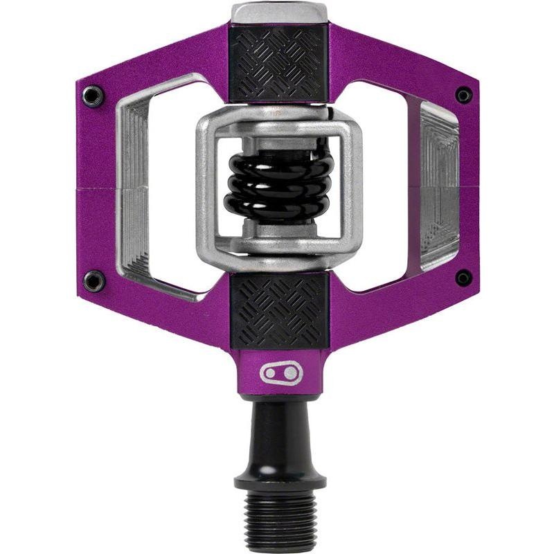 Crankbrothers Mallet Trail Pedals – Dual Sided Clipless with Platform Aluminum 9/16 Purple