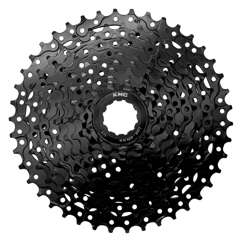 KMC REACT Cassette – 10-Speed 11-42t HG Driver Compatible Black