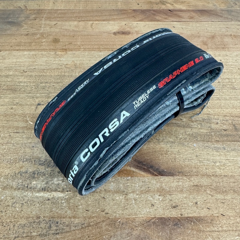 Vittoria Corsa Graphene 2.0 700c x 25mm Tubeless Single Road Bike Tire