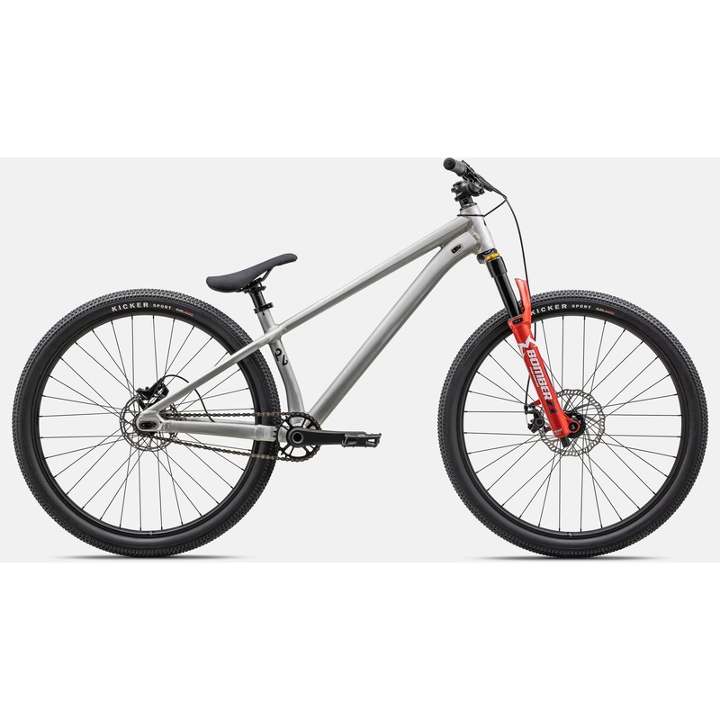 2023 Specialized P.4 Dirt Jump Complete Bike – SATIN ALUMINUM/ BLACK