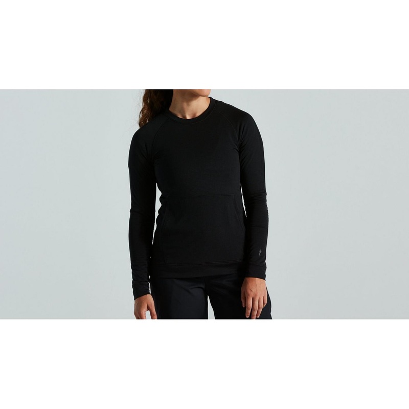 2025 SPECIALIZED TRAIL POWERGRID LONG SLEEVE WOMENS JERSEY – MEDIUM, BLACK