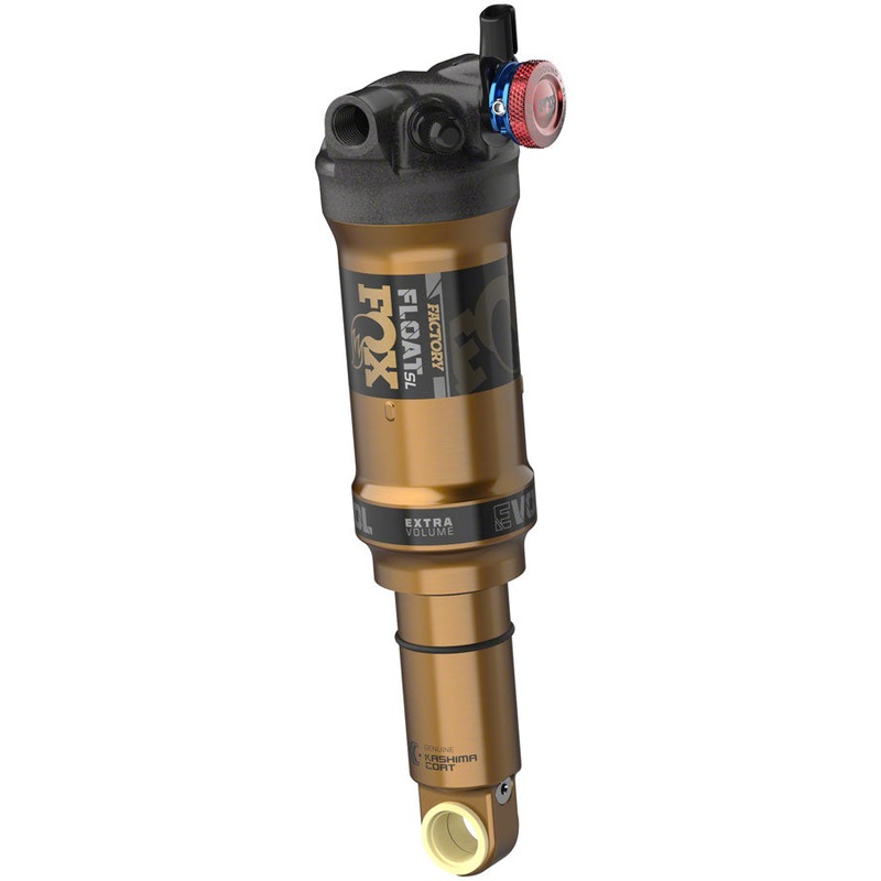 FOX FLOAT SL Factory Rear Shock – Trunnion Metric, 165 x 45 mm, 3-Postion Remote Up, EVOL SV, Kashima Coat