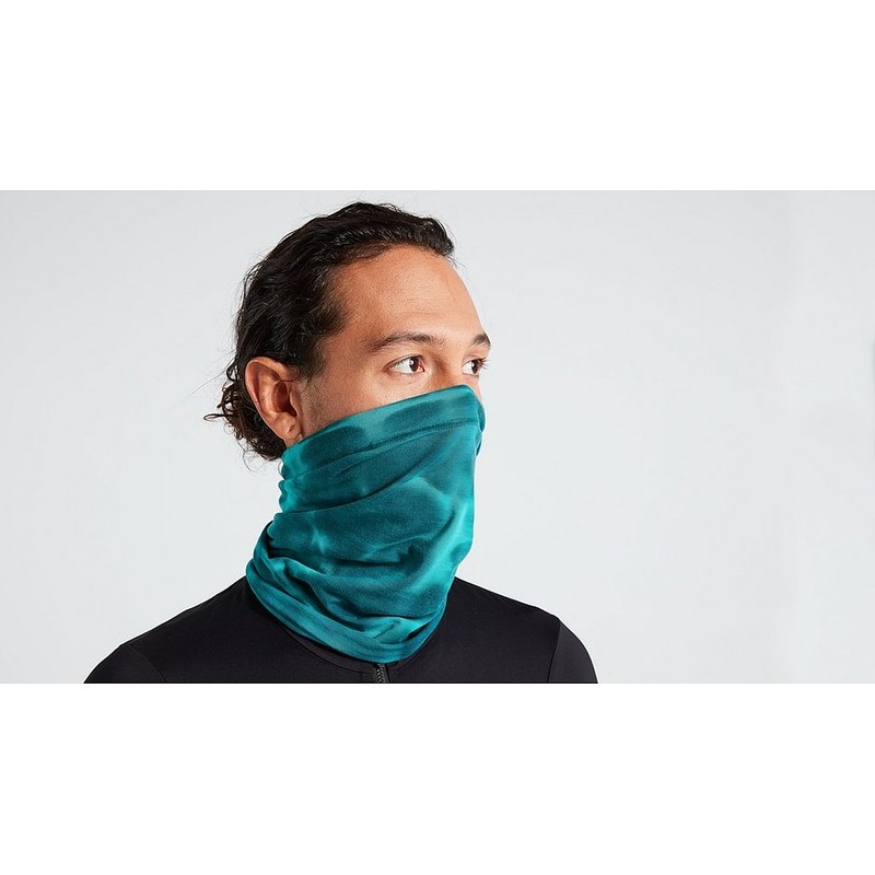 Specialized drirelease grmnt wash merino neck gaiter tropical teal osfa