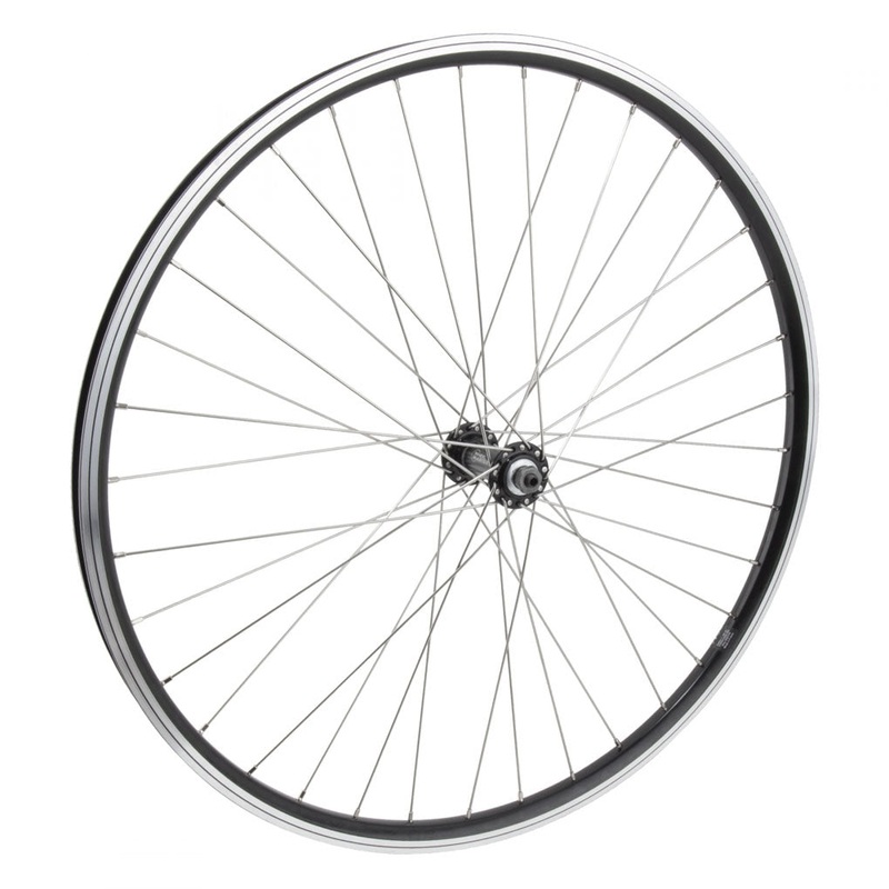 Wheel Master 26in Alloy Mach1 ER10 Front QRx100mm Double Wall Rim Brake Black