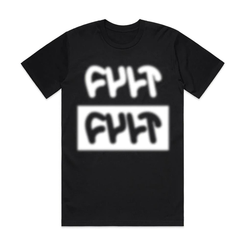 Cult Blurred T-Shirt – Black