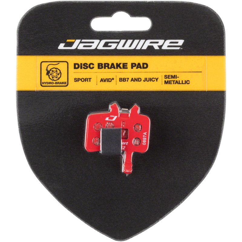 Jagwire Mountain Sport Semi-Metallic Disc Brake Pads for Avid BB7, All Juicy Models