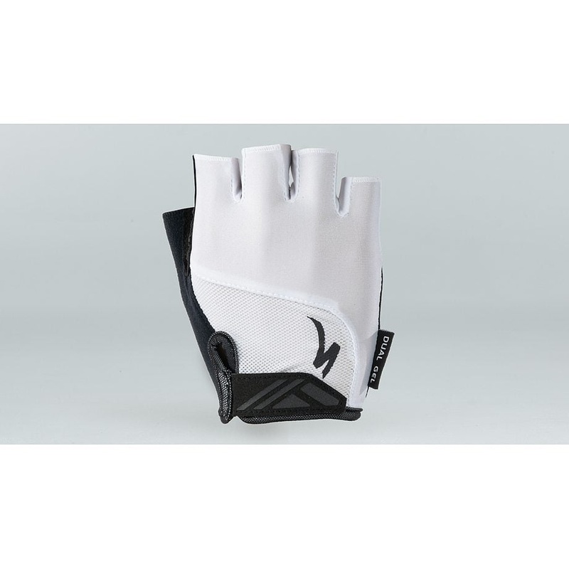 Specialized bg dual gel glove sf white s