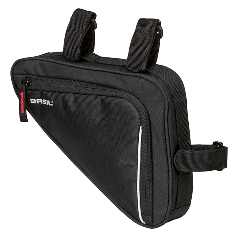 Basil Sport Design Triangle Frame Bag Velcro Straps 7.5×3.9×3.2` 104 c.i. Black
