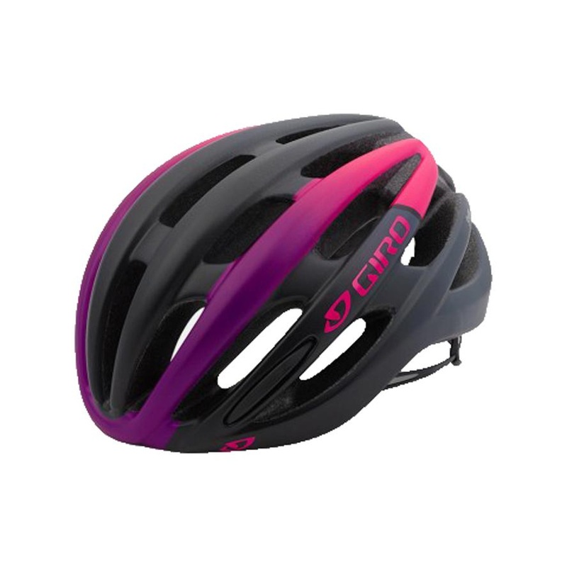 Giro Saga Road Helmet – Womens – Matt Bright Pink-Black