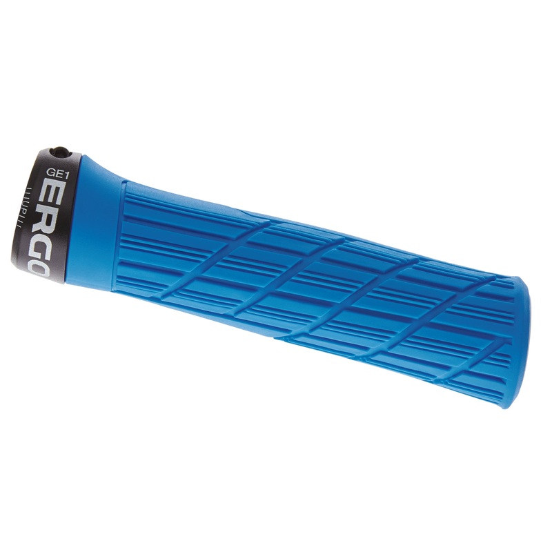 Ergon GE1 Evo Grips, Midsummer Blue, Lock-On