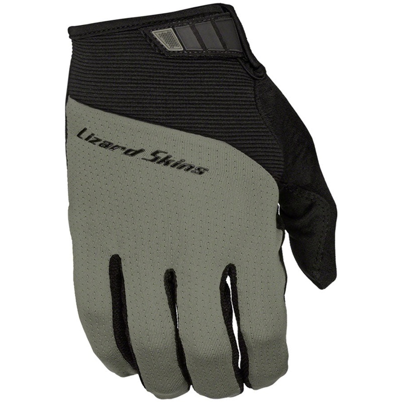 Lizard Skins Monitor Traverse Gloves – Titanium Gray, Full Finger, Medium
