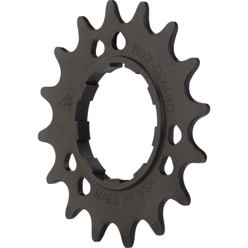 Onyx Aluminum Cog: 3/32″, 18t, Black