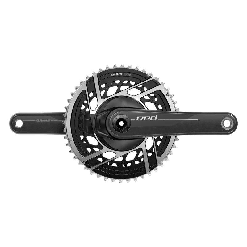 RED Crankset – 172.5mm 2x 12-Speed 46/33t 8-Bolt Direct Mount DUB Spindle Interface Natural Carbon E1