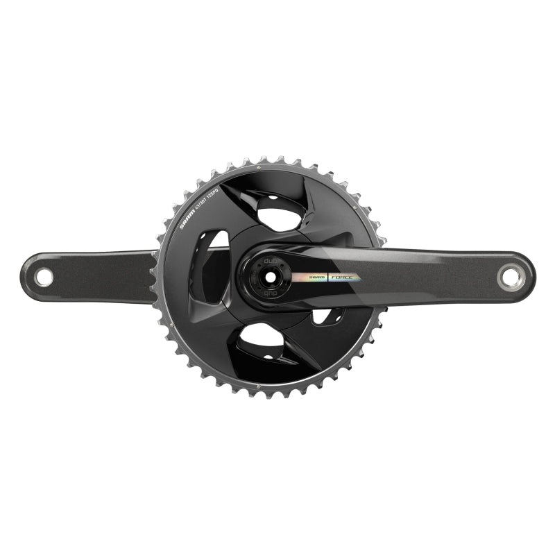 SRAM Force Wide Crankset – 165mm 2x 12-Speed 43/30t 94 BCD DUB Spindle Interface Iridescent Gray D2