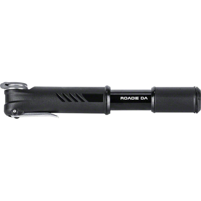 Topeak Mini Roadie DA Hand Pump PV 120psi 7.2` Aluminum Black