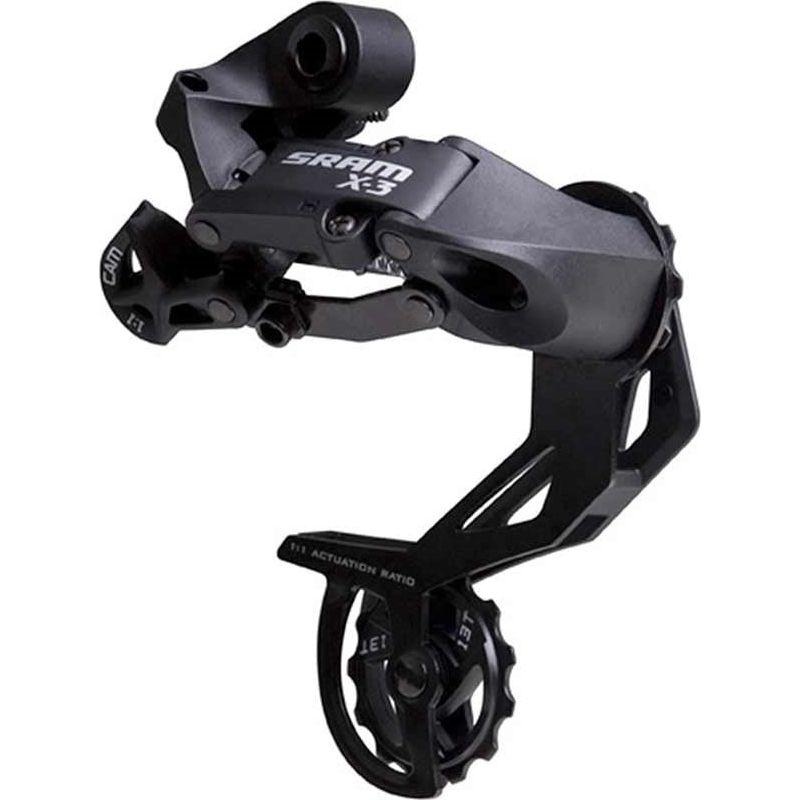 SRAM X3 Rear Derailleur – 789 Speed Long Cage Black