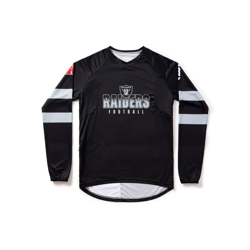 State Bicycle Co. | NFL Collection  Long-Sleeve MTB Jersey  Las Vegas Raiders