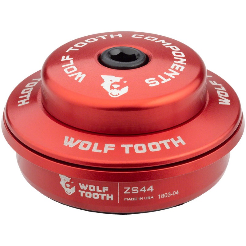 Wolf Tooth Premium Headset – ZS44/28.6 Upper, 6mm Stack, Red