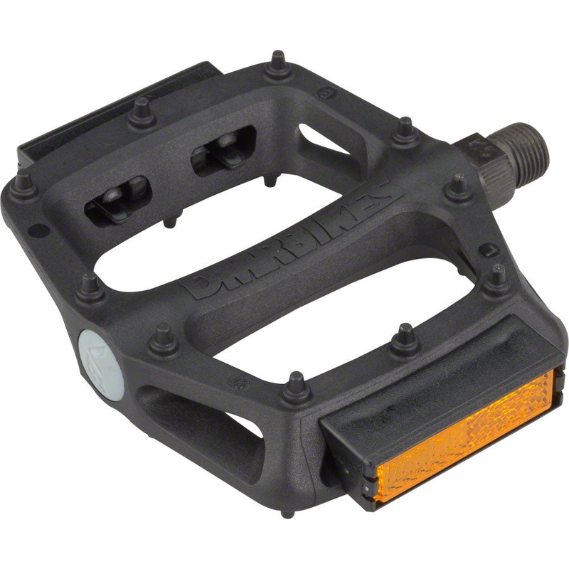 DMR V6 Pedals – Platform, Plastic, 9/16″, Black with Reflectors