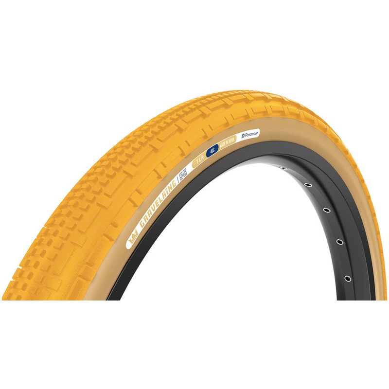 Panaracer GravelKing SK Tire – 700 x 40 Tubeless Folding Honey Butter/Brown