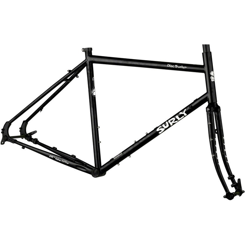 Surly Disc Trucker Frameset – 700c Steel Hi-Viz Black 58cm