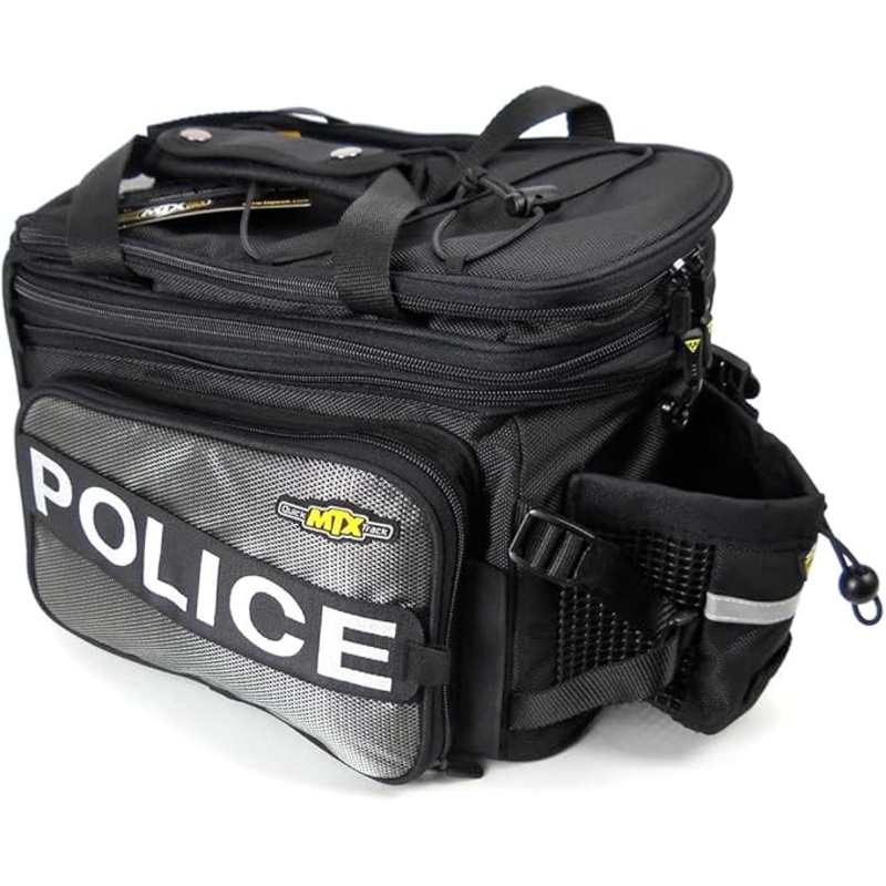 Topeak MTX Bicycle Trunk Bag DXP – Classic w/Soft Sides – Police – TT9616B-POL