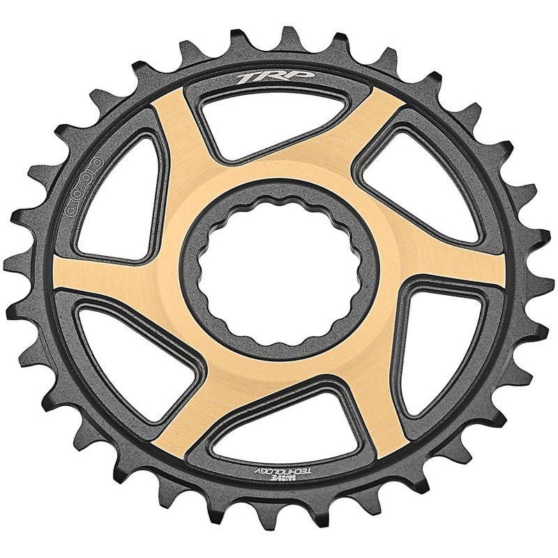 TRP CR-M9050 Boost Direct Mount Chainring – 32t, 12-Speed, CINCH Mount, 3mm Offset, 7075-T6 Aluminum, Sandblasted