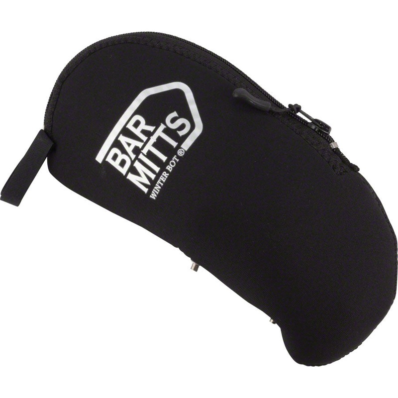 Bar Mitts Winter Bot Pogie Water Bottle Mitten: Black