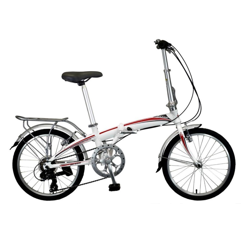 Folding BIke | KHS Latte | White  F20-H7 | 7 speed