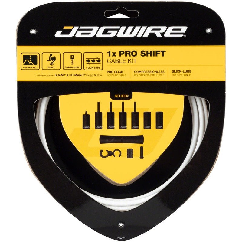 Jagwire 1x Pro Shift Kit Road/Mountain SRAM/Shimano White